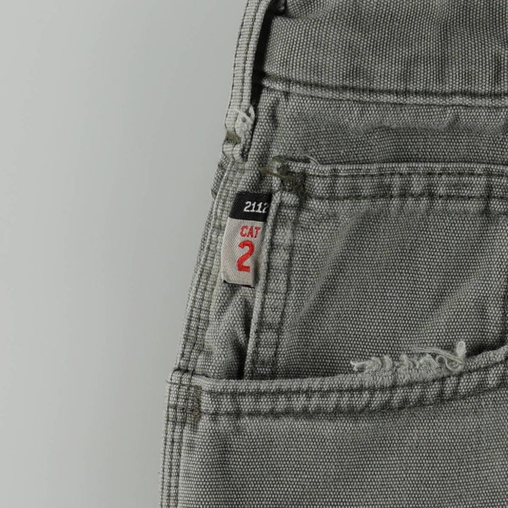 Carhartt ORIGINAL FIT FR series duck painter pants, men's size W37 (approx.) cotton Khaki type Vintage Second Hand