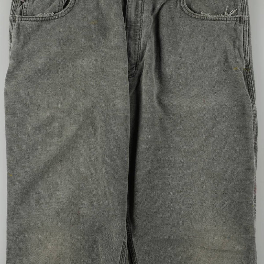 Carhartt ORIGINAL FIT FR series duck painter pants, men's size W37 (approx.) cotton Khaki type Vintage Second Hand