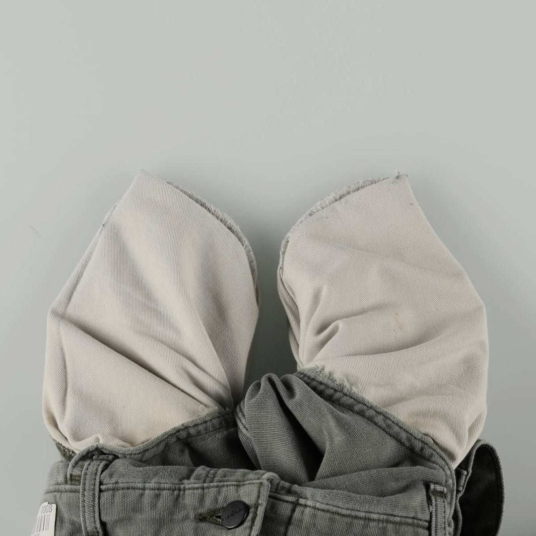 Carhartt ORIGINAL FIT FR series duck painter pants, men's size W37 (approx.) cotton Khaki type Vintage Second Hand