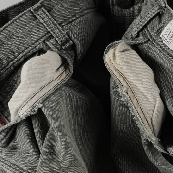 Carhartt ORIGINAL FIT FR series duck painter pants, men's size W37 (approx.) cotton Khaki type Vintage Second Hand