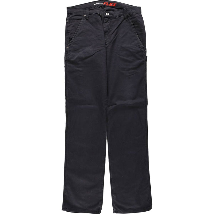 Dickies FLEX REGULAR Duck Painter Pants, Men's W34 equivalent. cotton black type Vintage Second Hand