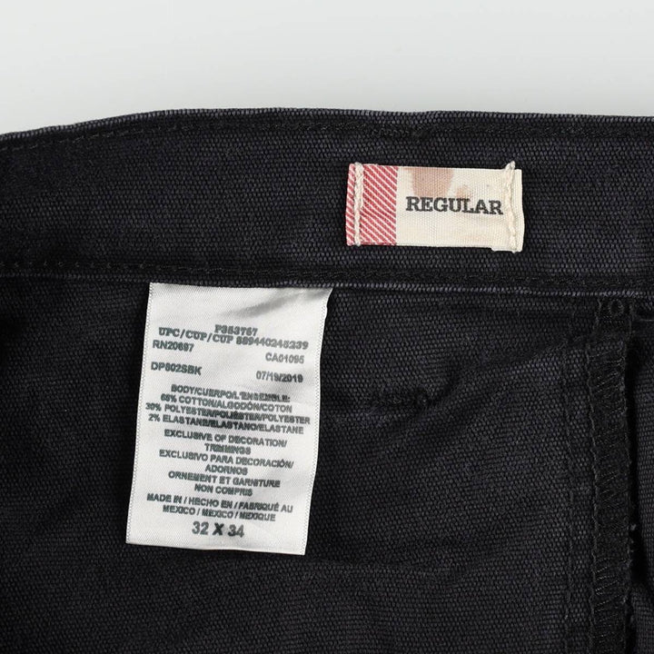 Dickies FLEX REGULAR Duck Painter Pants, Men's W34 equivalent. cotton black type Vintage Second Hand