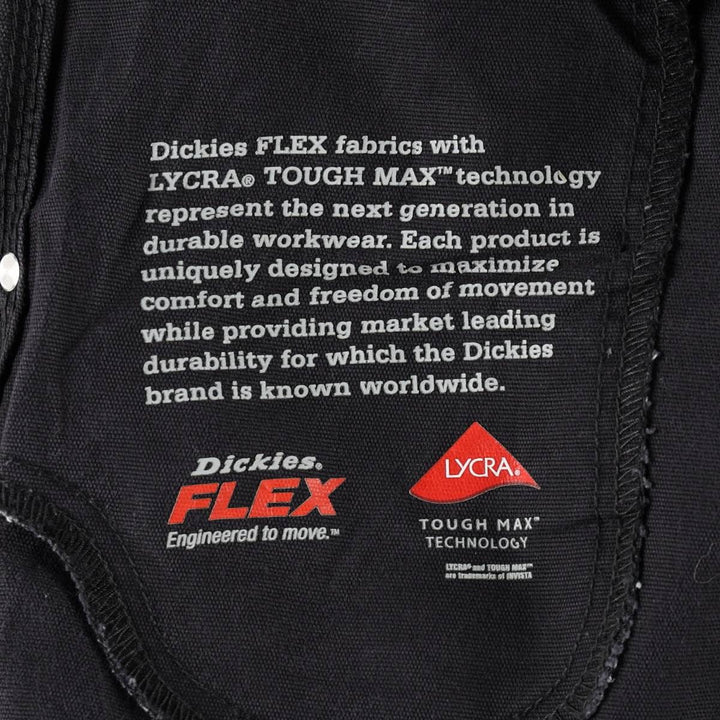 Dickies FLEX REGULAR Duck Painter Pants, Men's W34 equivalent. cotton black type Vintage Second Hand