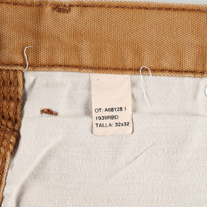 Dickies paint-splatter duck painter pants, men's size W32 (approx.) unclear Khaki type beige Vintage Second Hand