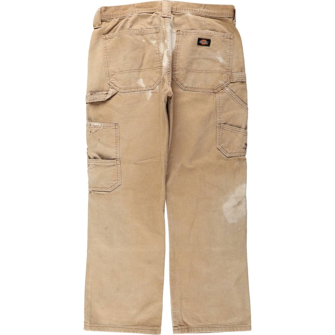 Dickies Relaxed Straight Double Knee Duck Painter Pants, Men's W34 (approx.) unclear Khaki type beige Vintage Second Hand