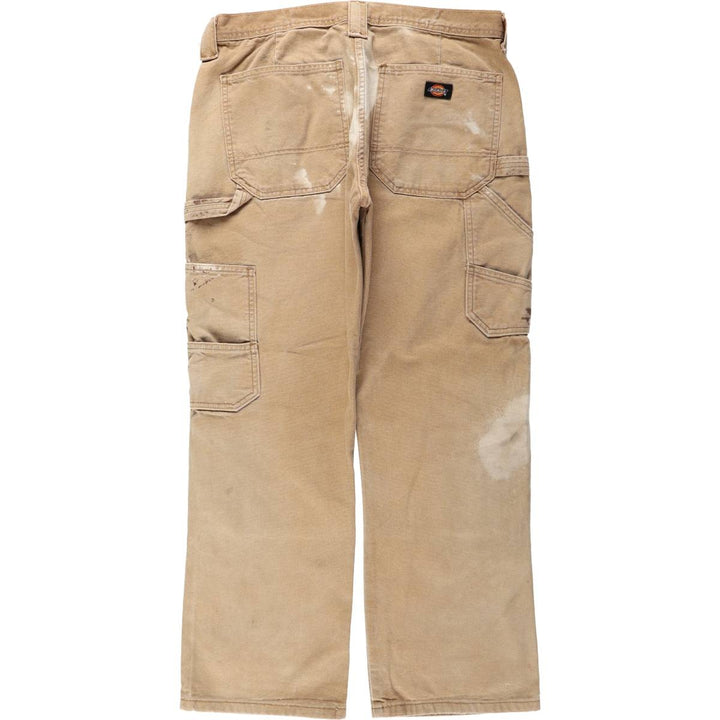 Dickies Relaxed Straight Double Knee Duck Painter Pants, Men's W34 (approx.) unclear Khaki type beige Vintage Second Hand