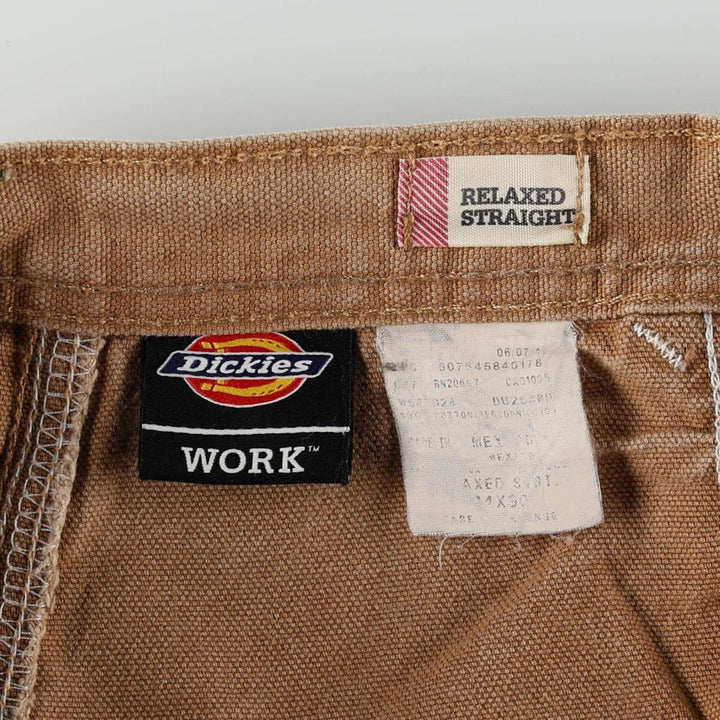 Dickies Relaxed Straight Double Knee Duck Painter Pants, Men's W34 (approx.) unclear Khaki type beige Vintage Second Hand
