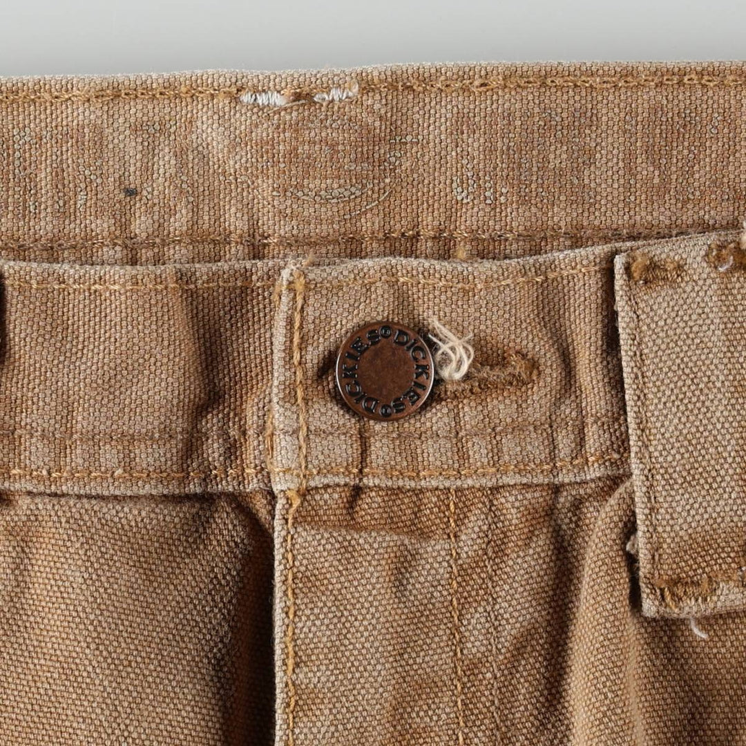 Dickies Relaxed Straight Double Knee Duck Painter Pants, Men's W34 (approx.) unclear Khaki type beige Vintage Second Hand