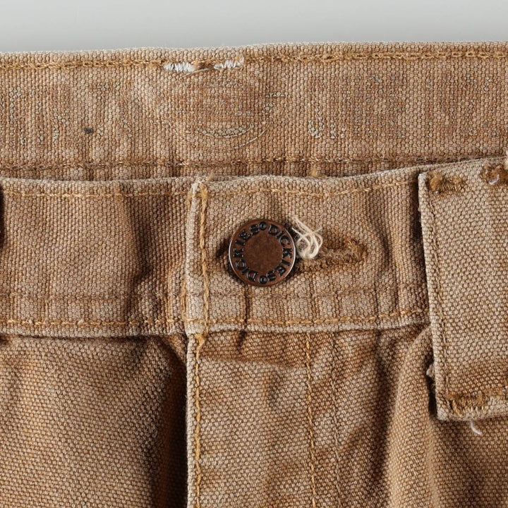 Dickies Relaxed Straight Double Knee Duck Painter Pants, Men's W34 (approx.) unclear Khaki type beige Vintage Second Hand