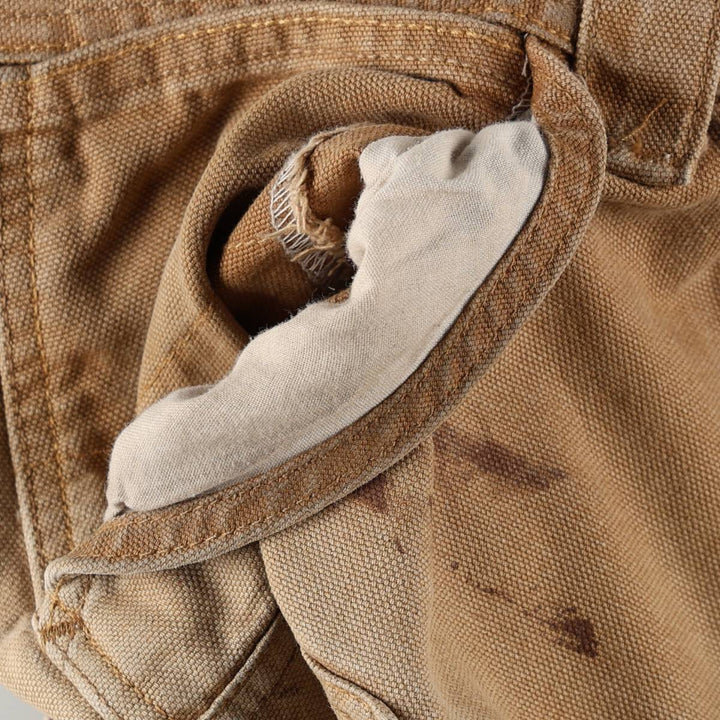 Dickies Relaxed Straight Double Knee Duck Painter Pants, Men's W34 (approx.) unclear Khaki type beige Vintage Second Hand
