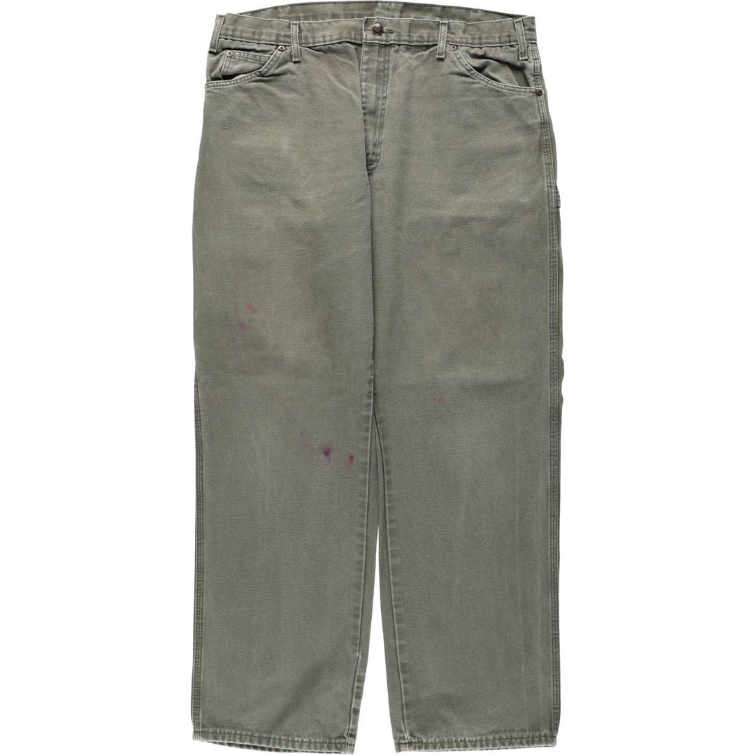 Dickies Relaxed Fit Duck Painter Pants Men's W38 cotton Khaki type Vintage Second Hand