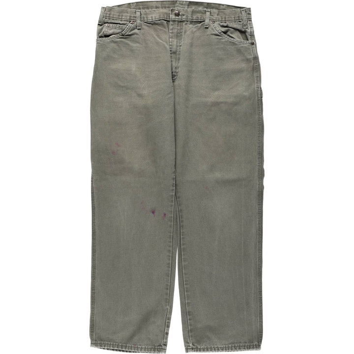 Dickies Relaxed Fit Duck Painter Pants Men's W38 cotton Khaki type Vintage Second Hand