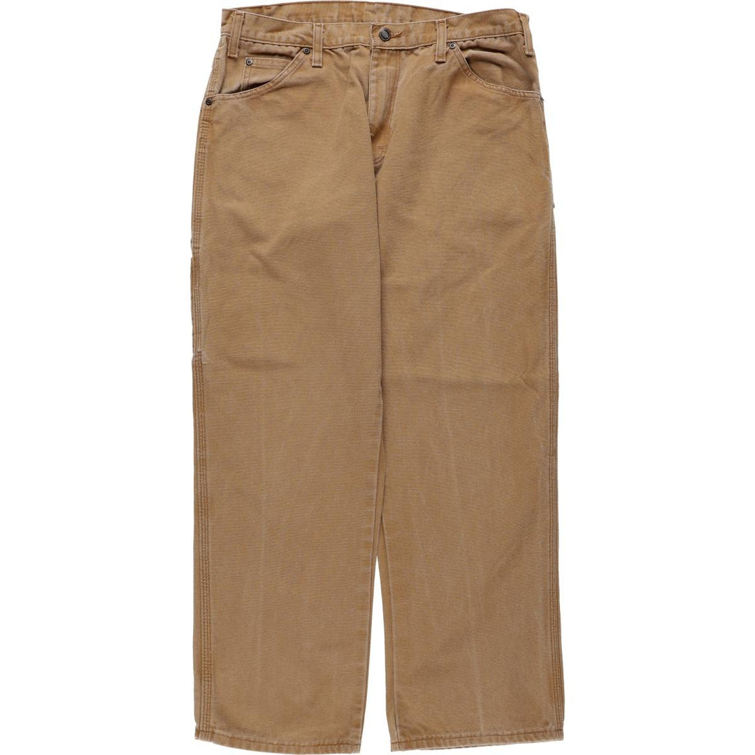 Dickies Relaxed Fit Duck Painter Pants Men's W34 equivalent cotton Khaki type beige Vintage Second Hand