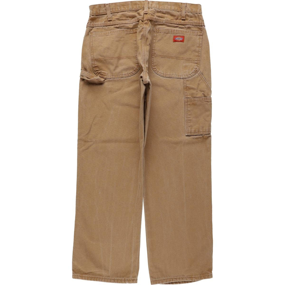 Dickies Relaxed Fit Duck Painter Pants Men's W34 equivalent cotton Khaki type beige Vintage Second Hand