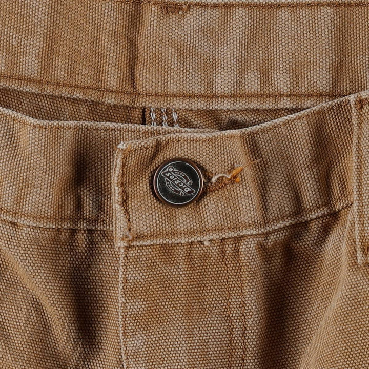 Dickies Relaxed Fit Duck Painter Pants Men's W34 equivalent cotton Khaki type beige Vintage Second Hand