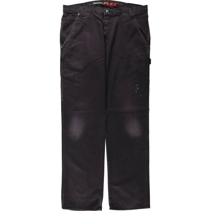 Dickies FLEX REGULAR Duck Painter Pants, Men's W37 equivalent. cotton Charcoal Vintage Second Hand
