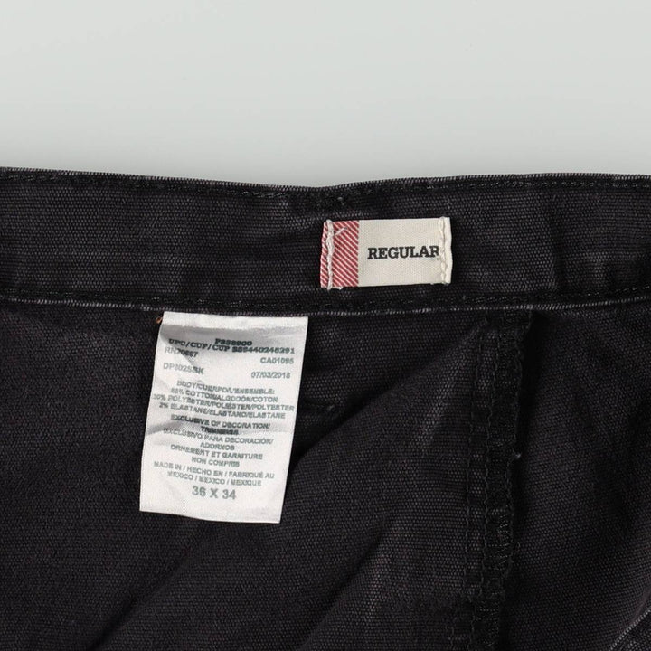Dickies FLEX REGULAR Duck Painter Pants, Men's W37 equivalent. cotton Charcoal Vintage Second Hand