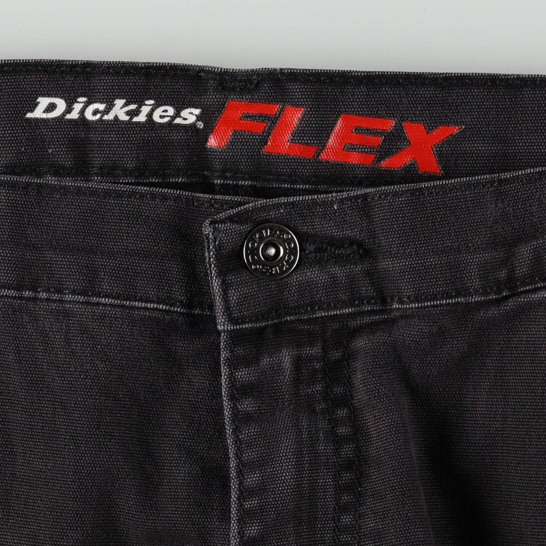 Dickies FLEX REGULAR Duck Painter Pants, Men's W37 equivalent. cotton Charcoal Vintage Second Hand