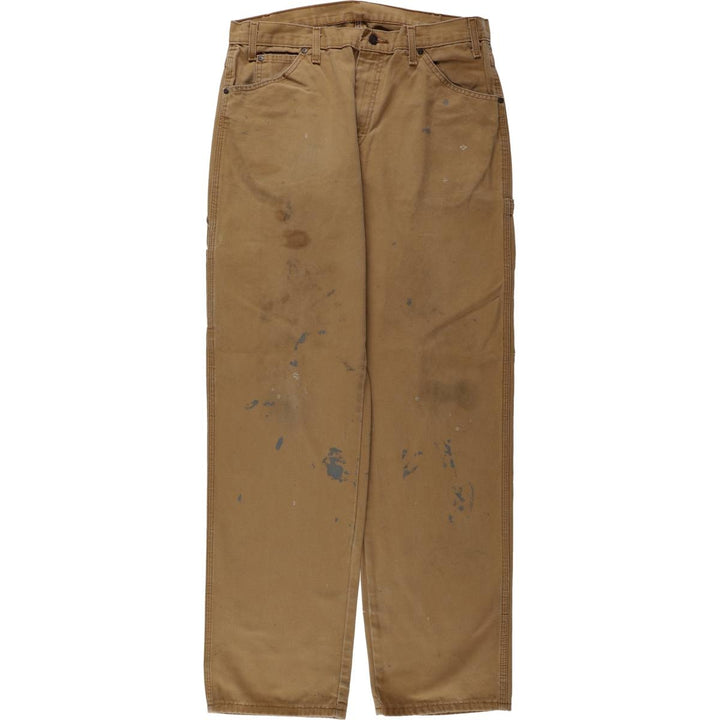 Dickies Duck Painter Pants Men's W34 equivalent cotton Beige type Vintage Second Hand