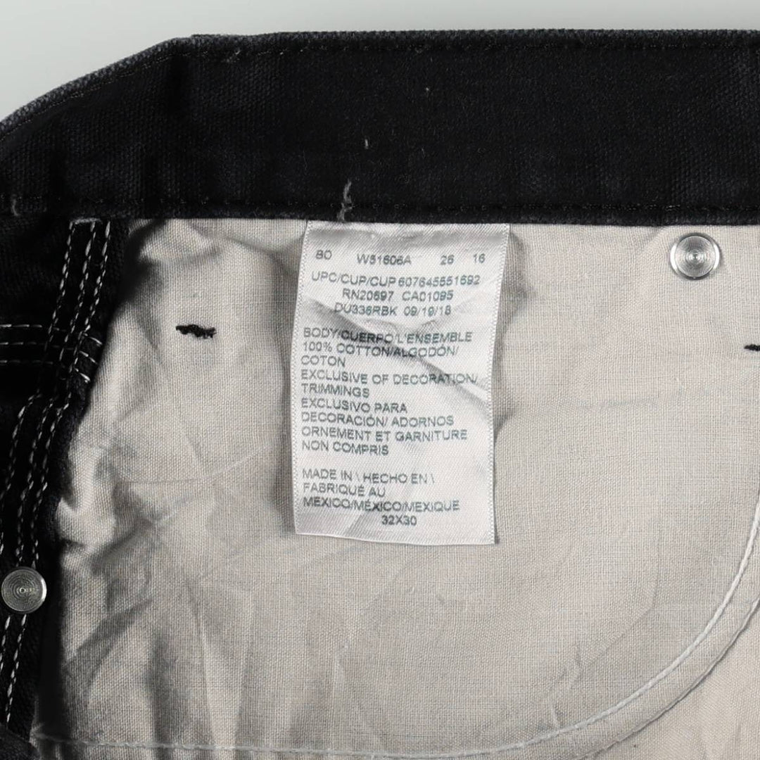 Dickies Duck Painter Pants Men's W32 equivalent cotton black type Vintage Second Hand