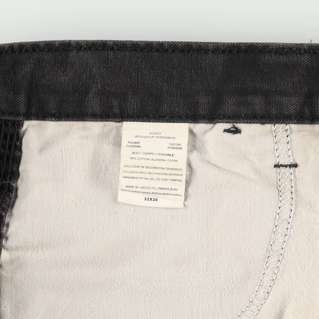 Dickies Duck Painter Pants Men's W33 equivalent cotton black type Vintage Second Hand