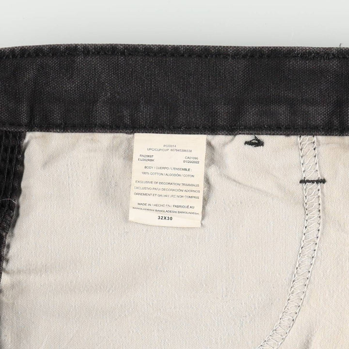 Dickies Duck Painter Pants Men's W33 equivalent cotton black type Vintage Second Hand