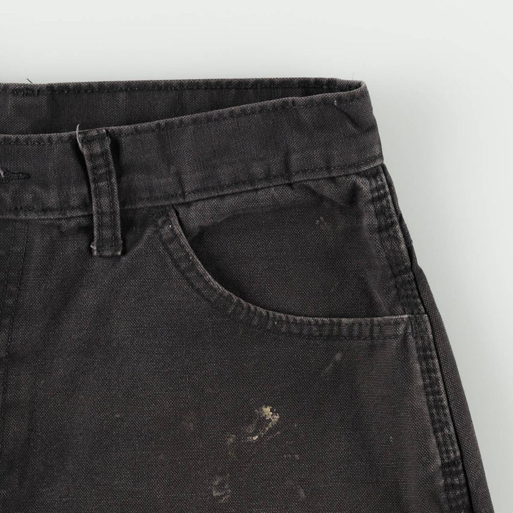 Dickies Duck Painter Pants Men's W33 equivalent cotton black type Vintage Second Hand