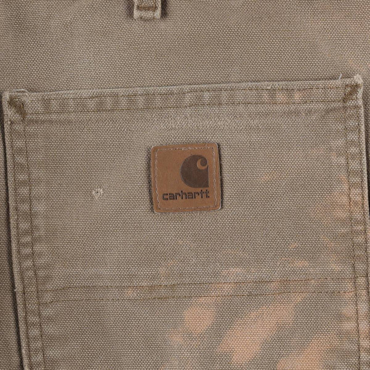 Carhartt Original Dungaree Fit Duck Painter Pants, Men's, Size 34 cotton Khaki type beige Vintage Second Hand