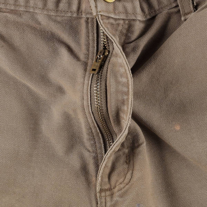 Carhartt Original Dungaree Fit Duck Painter Pants, Men's, Size 34 cotton Khaki type beige Vintage Second Hand