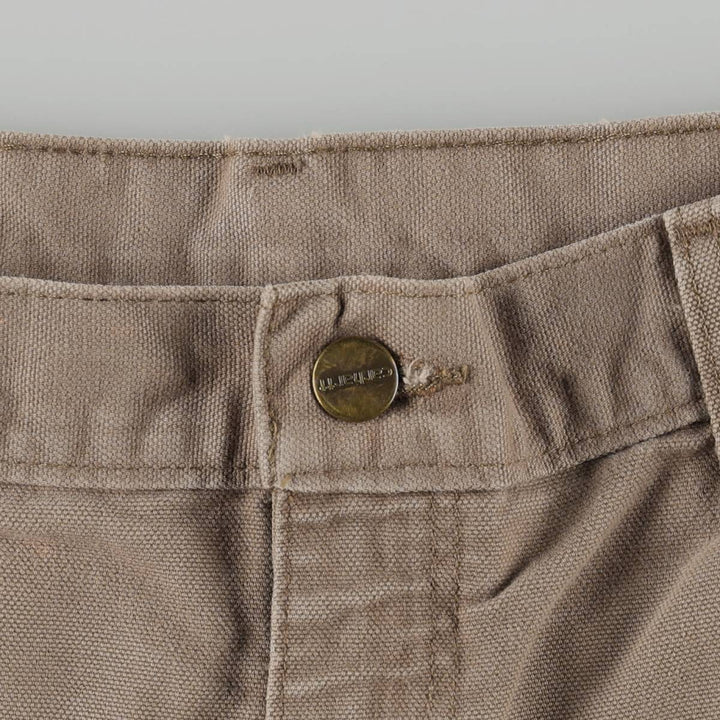 Carhartt Original Dungaree Fit Duck Painter Pants, Men's, Size 34 cotton Khaki type beige Vintage Second Hand