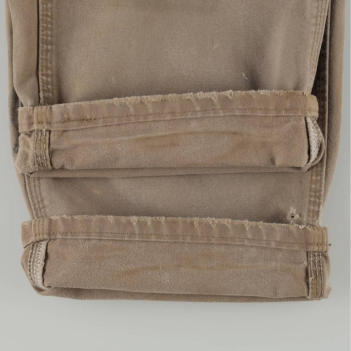 Carhartt Original Dungaree Fit Duck Painter Pants, Men's, Size 34 cotton Khaki type beige Vintage Second Hand