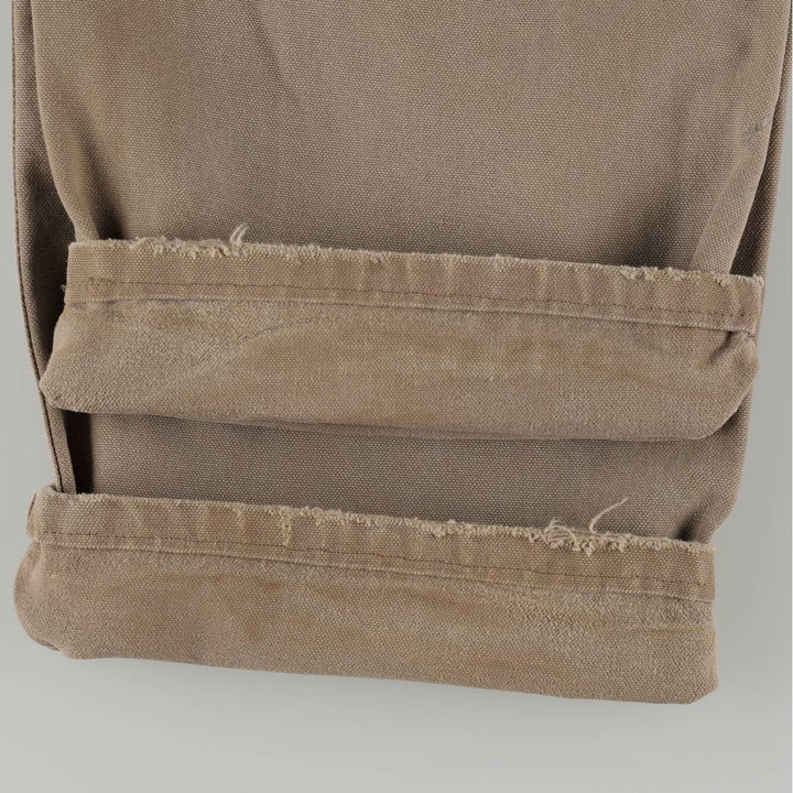 Carhartt Original Dungaree Fit Duck Painter Pants, Men's, Size 34 cotton Khaki type beige Vintage Second Hand