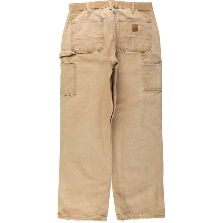 Carhartt Original Dungaree Fit Duck Painter Pants, Men's, Size 34 cotton Beige type Vintage Second Hand
