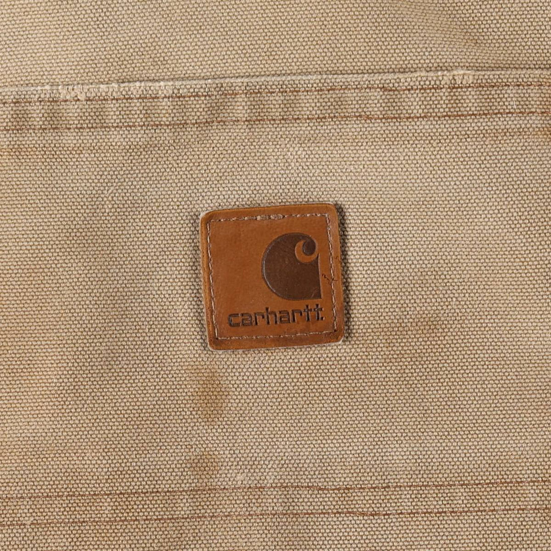 Carhartt Original Dungaree Fit Duck Painter Pants, Men's, Size 34 cotton Beige type Vintage Second Hand