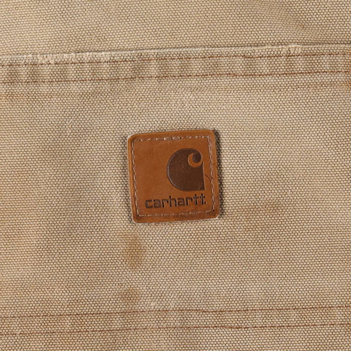 Carhartt Original Dungaree Fit Duck Painter Pants, Men's, Size 34 cotton Beige type Vintage Second Hand