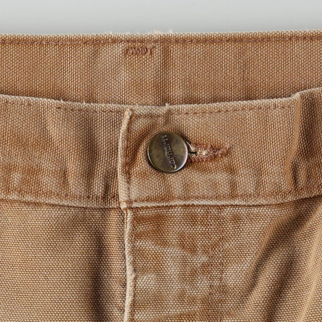 Carhartt Original Dungaree Fit Duck Painter Pants, Men's, Size 34 cotton Beige type Vintage Second Hand