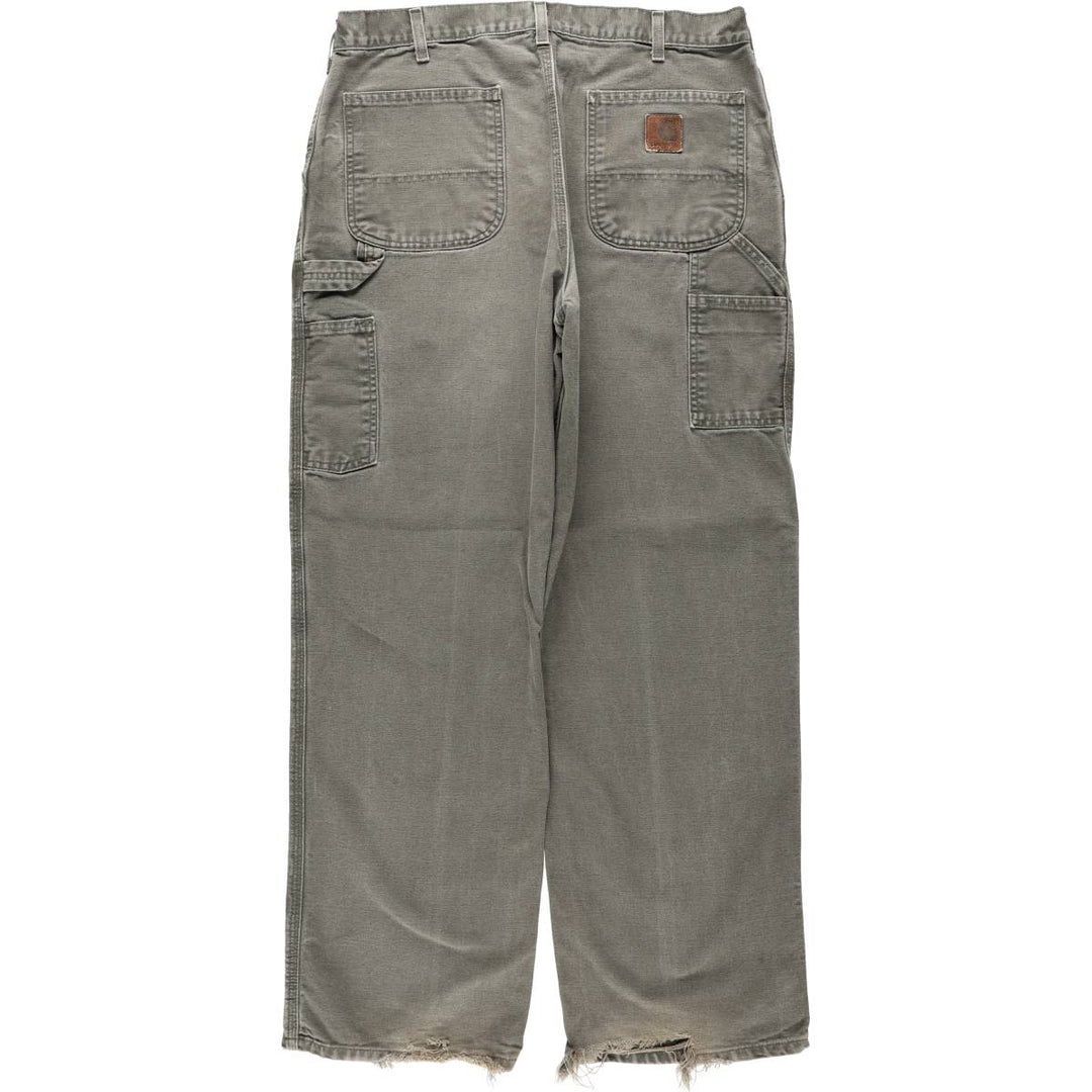 Carhartt Duck Painter Pants, Men's, W35 equivalent unclear Khaki type Vintage Second Hand