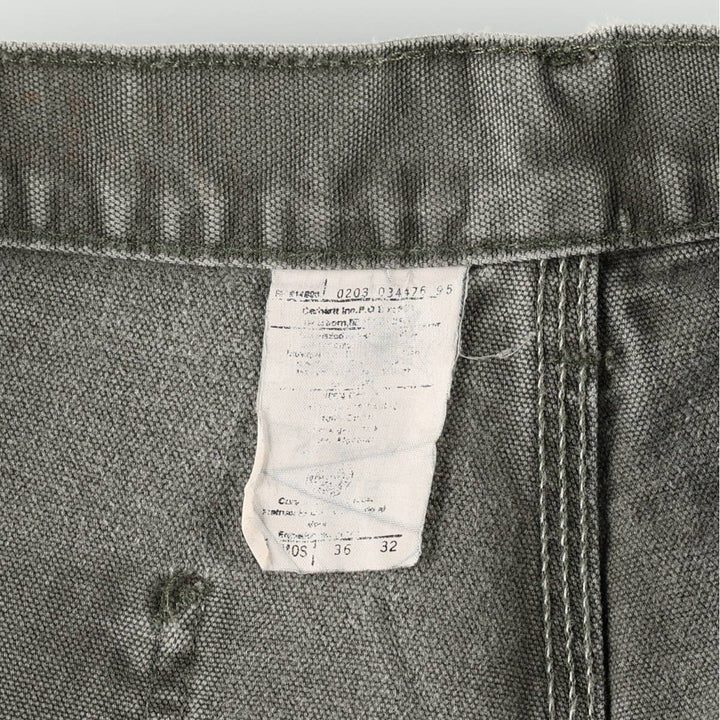 Carhartt Duck Painter Pants, Men's, W35 equivalent unclear Khaki type Vintage Second Hand