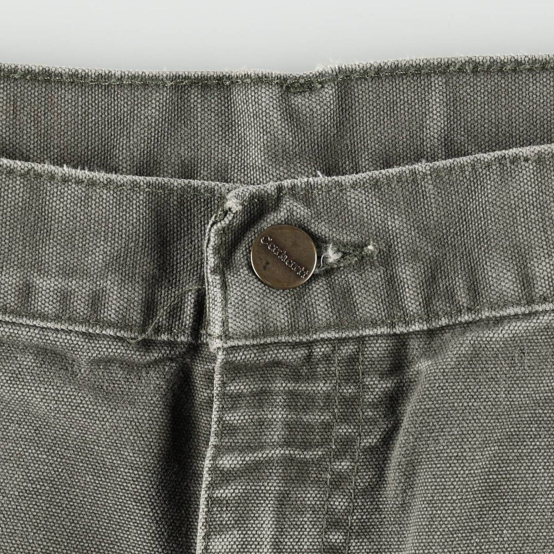 Carhartt Duck Painter Pants, Men's, W35 equivalent unclear Khaki type Vintage Second Hand
