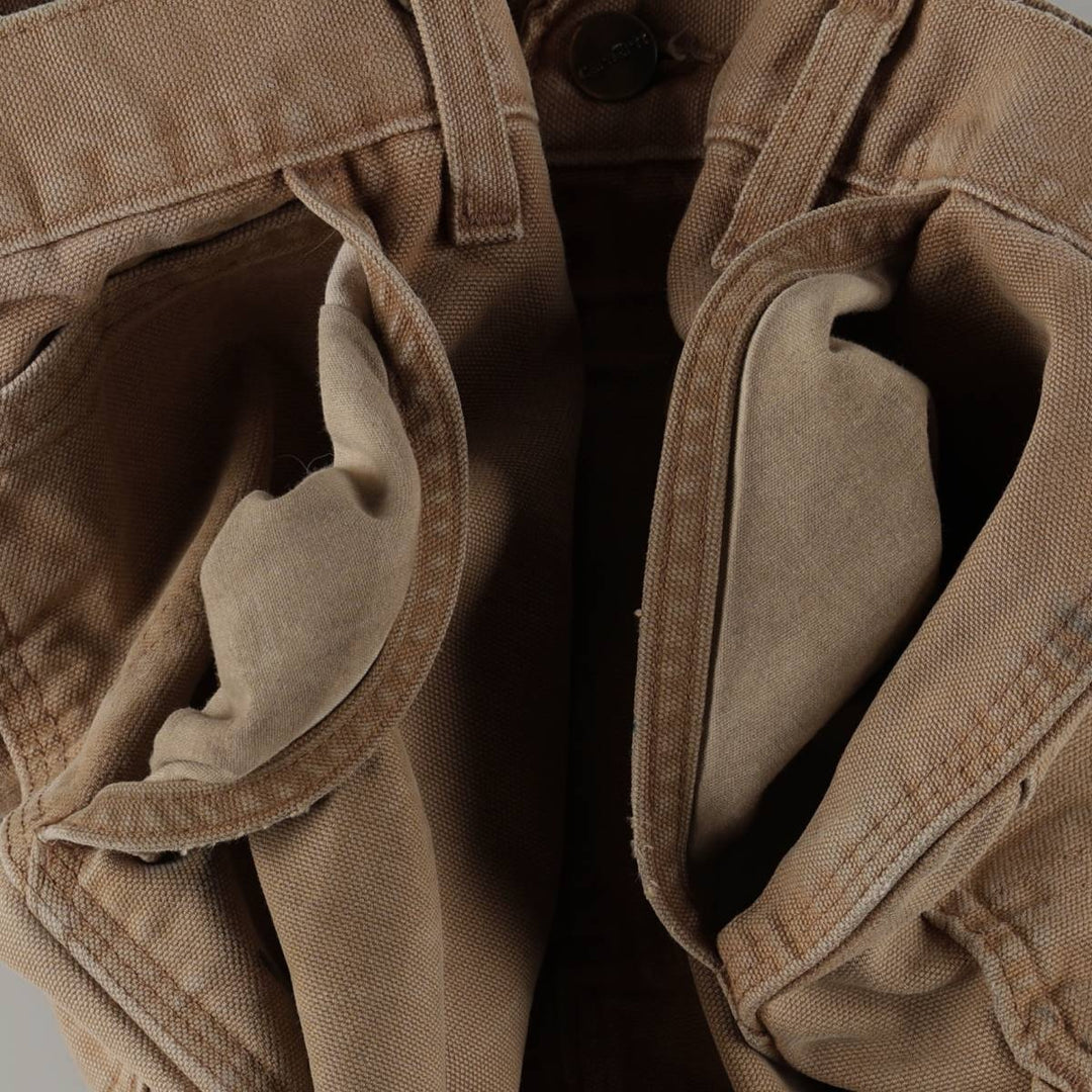 Carhartt Duck Painter Pants, Men's, W30 equivalent cotton Khaki type beige Vintage Second Hand