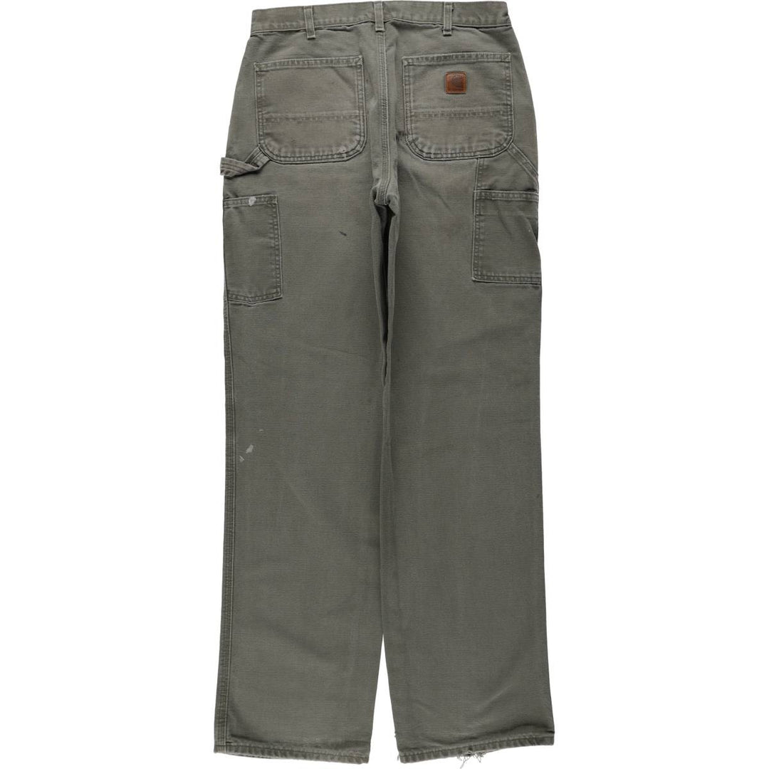 Carhartt Duck Painter Pants, Men's, W32 equivalent cotton Khaki type Vintage Second Hand