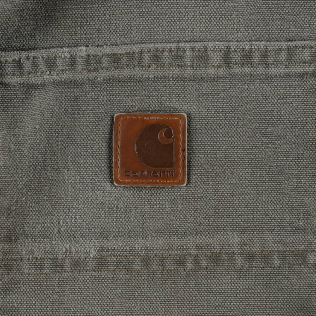 Carhartt Duck Painter Pants, Men's, W32 equivalent cotton Khaki type Vintage Second Hand