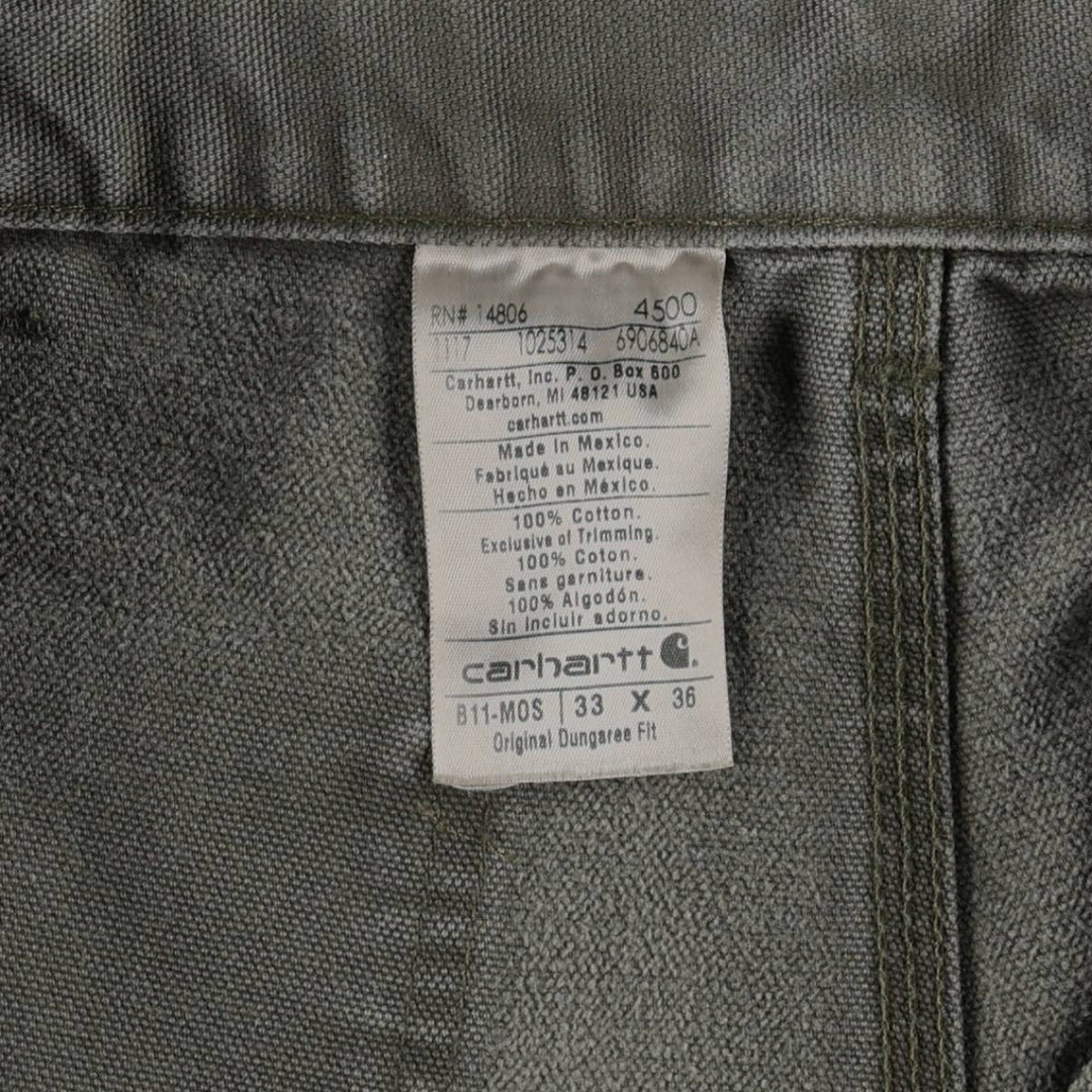 Carhartt Duck Painter Pants, Men's, W32 equivalent cotton Khaki type Vintage Second Hand