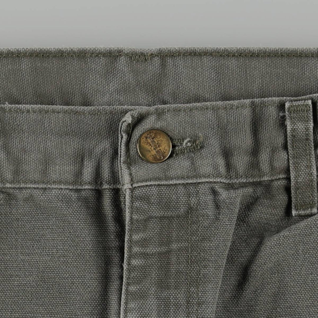 Carhartt Duck Painter Pants, Men's, W32 equivalent cotton Khaki type Vintage Second Hand