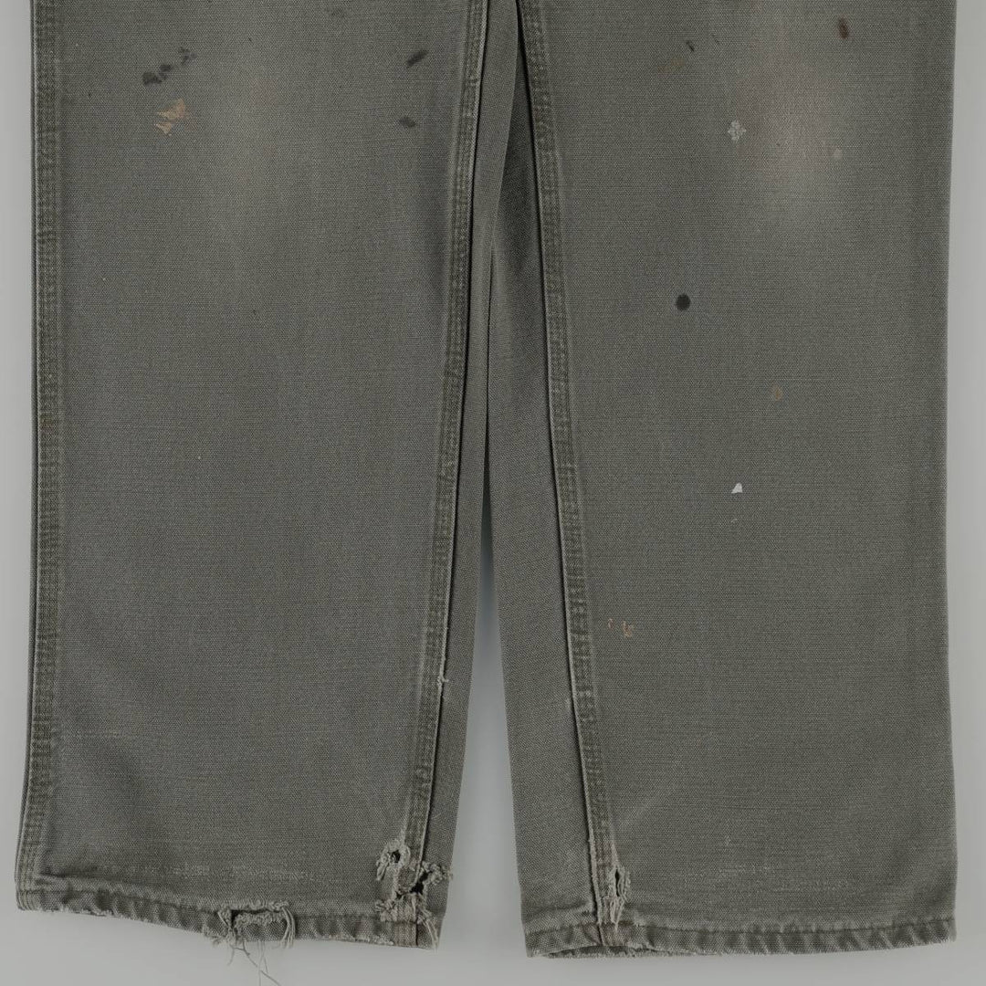 Carhartt Duck Painter Pants, Men's, W32 equivalent cotton Khaki type Vintage Second Hand