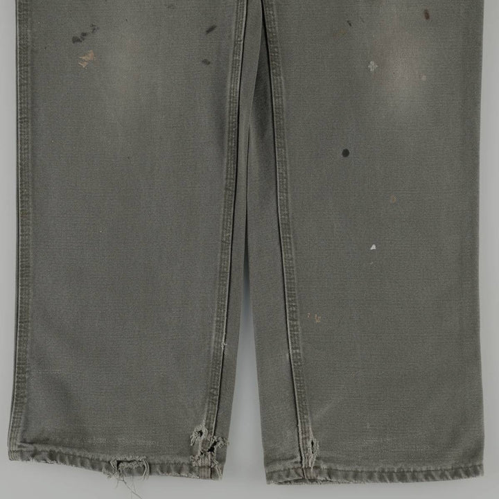 Carhartt Duck Painter Pants, Men's, W32 equivalent cotton Khaki type Vintage Second Hand