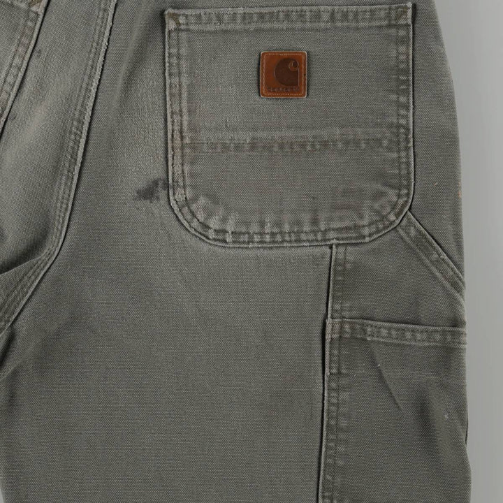 Carhartt Duck Painter Pants, Men's, W32 equivalent cotton Khaki type Vintage Second Hand