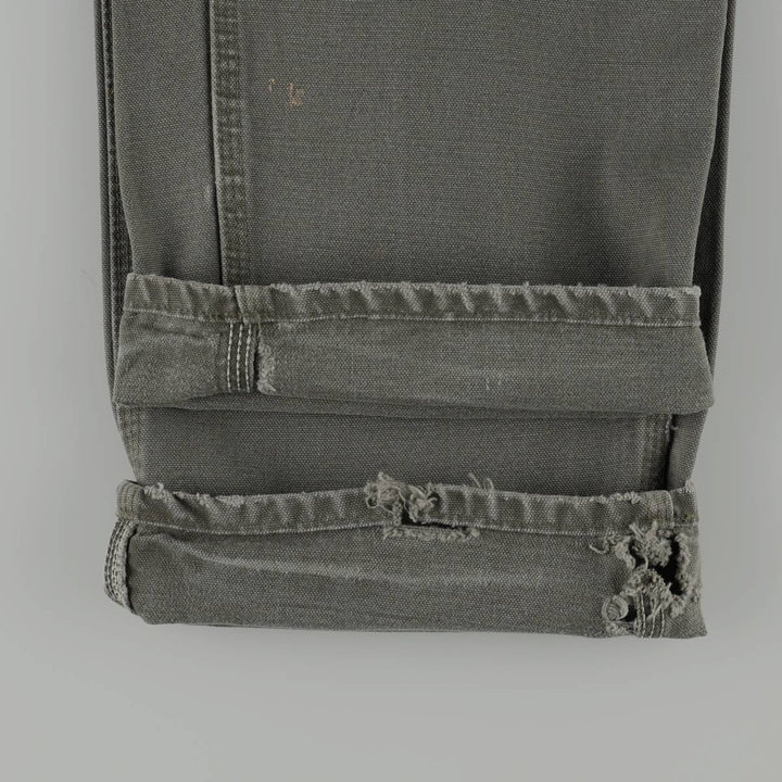 Carhartt Duck Painter Pants, Men's, W32 equivalent cotton Khaki type Vintage Second Hand