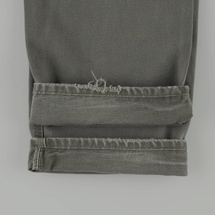 Carhartt Duck Painter Pants, Men's, W32 equivalent cotton Khaki type Vintage Second Hand