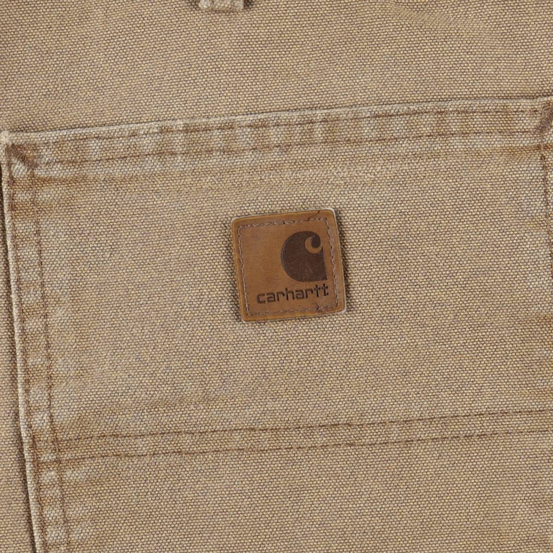 Carhartt Original Dungaree Fit Duck Painter Pants, Men's, W35 equivalent cotton Khaki type beige Vintage Second Hand